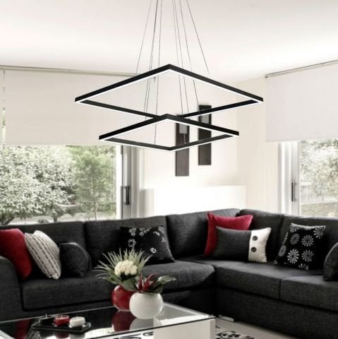 Sarkıt Led Avize 2Kare Pro PLA32008 Led Avize