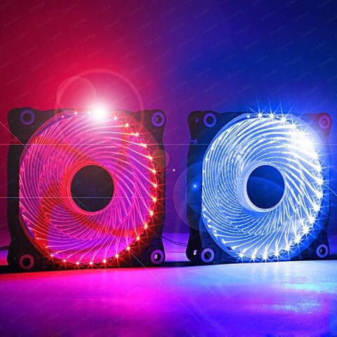 DARK 12cm DKCCFB122B Mavi LED Kasa Fanı