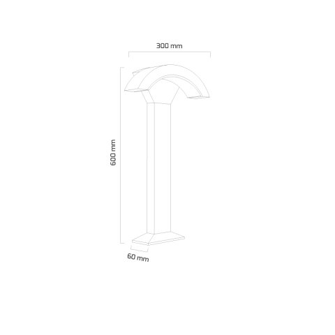 Goya Gy 6258 10 Watt Bahçe Armatürü