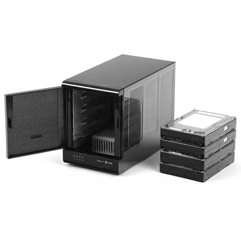 DARK 3.5'' USB 3.0 DK-AC-DSX41U3R Alüminyum 2 li Dahili Harddisk Kutusu Siyah