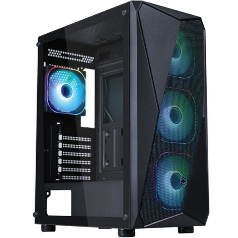 FRISBY 600W 80+ BRONZE FX-100 GAMING MID-TOWER PC KASASI