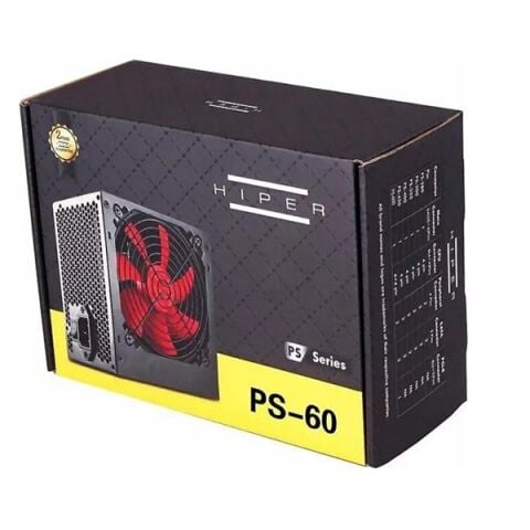 HIPER 600W PS-60 12cm Fanlı Power Supply