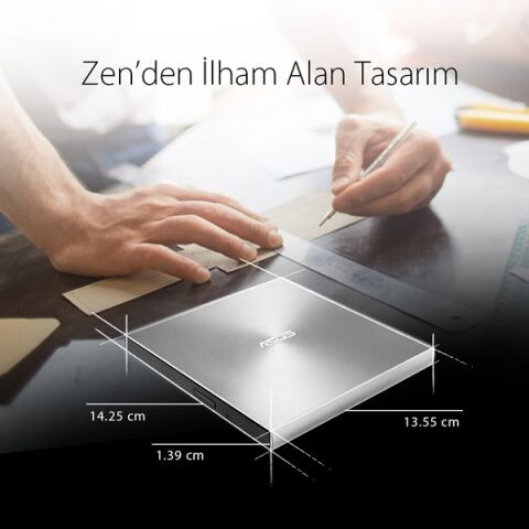<![CDATA[ASUS 8x ZENDRIVE SDRW-08U7M-U USB 2.0 Slim Harici DVD Yazıcı Siyah]]>