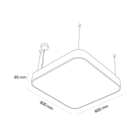 Goya Gy 8115-60 73 Watt Sarkıt Linear Armatür