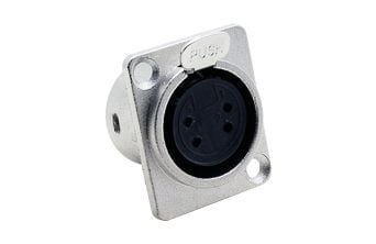 Uptech CK107 4 Pin XLR Dişi Şase Konnektör Nx Tip