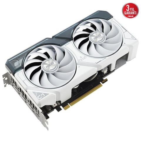ASUS RTX4060 8GB DUAL RTX4060-O8G-WHITE GDDR6 128bit HDMI DP PCIe 16X v4.0