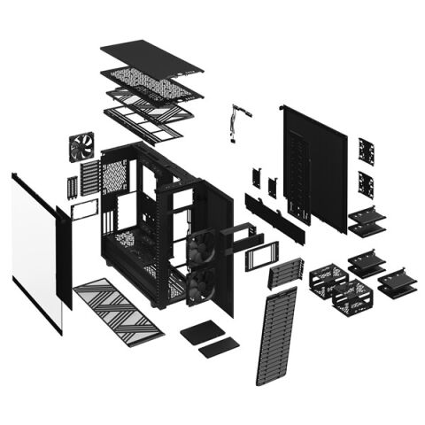 FRACTAL DESIGN DEFINE 7XL FD-C-DEF7X-03 GAMING FULL TOWER PC KASASI