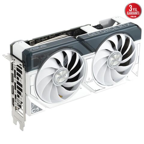 ASUS RTX4060 8GB DUAL RTX4060-O8G-WHITE GDDR6 128bit HDMI DP PCIe 16X v4.0