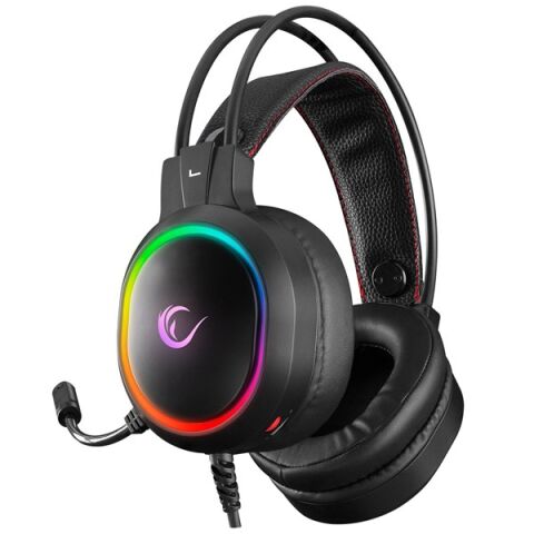 <![CDATA[Rampage RM-K12 MANLY Siyah 7.1 Usb Surround RGB Işık Efektli Gaming Oyuncu Mikrofonlu Kulaklık]]>