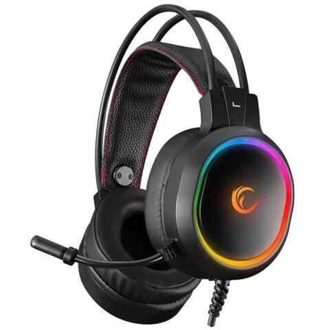 <![CDATA[Rampage RM-K12 MANLY Siyah 7.1 Usb Surround RGB Işık Efektli Gaming Oyuncu Mikrofonlu Kulaklık]]>