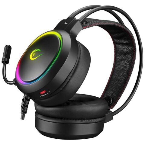 <![CDATA[Rampage RM-K12 MANLY Siyah 7.1 Usb Surround RGB Işık Efektli Gaming Oyuncu Mikrofonlu Kulaklık]]>