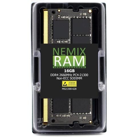 NEMIXRAM 16GB DDR4 2666MHZ ECC NOTEBOOK RAM VALUE