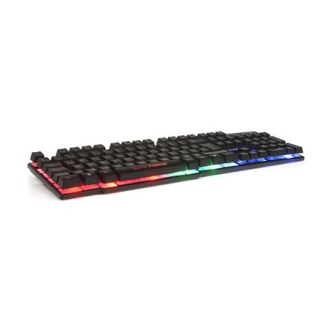 DARK GK1000 Force USB Q Trk Rainbow Aydınlatmalı Mekanik Hisli Siyah Gaming Klavye DK-AC-GK1000