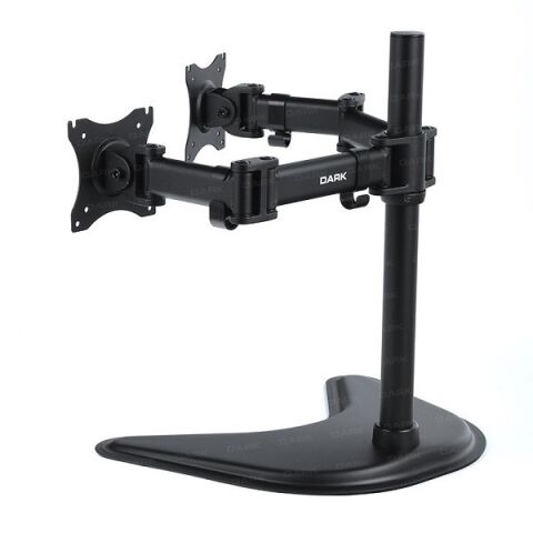 DARK 13/27'' VM27 DK-AC-VM27 Hareketli Siyah 2 kollu Monitör Askı Aparatı