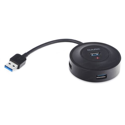 DARK DK-AC-USB344 4port USB 3.0 Siyah USB Çoklayıcı Hub