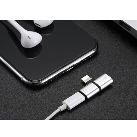 Codegen Apple iPhone Lightning 2 Port Çoklayıcı Dönüştürücü Gümüş Adaptör CDG-CNV43