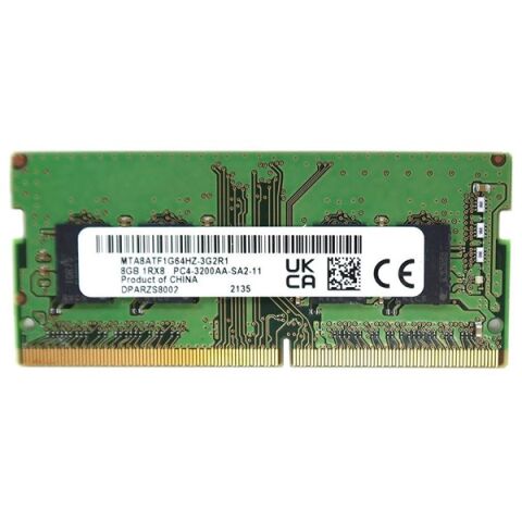 MICRON 8GB DDR4 3200MHZ NOTEBOOK RAM VALUE MTA8ATF1G64HZ-3G2R1