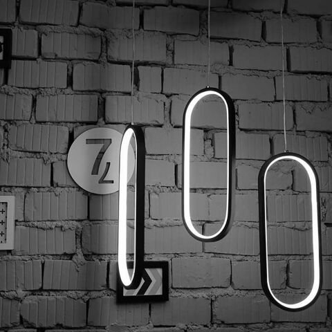 Sarkıt Led Avize Üçlü PLA30074 Led Avize Bakırsı RAL8880 - 3000K - Gün Işığı
