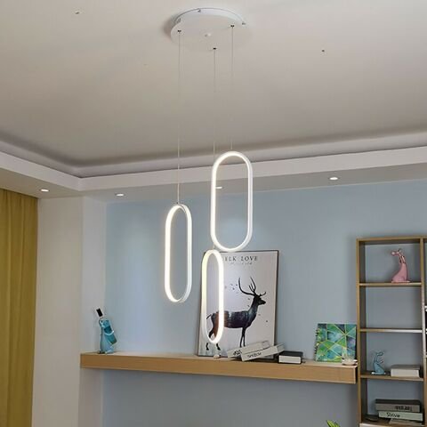 Sarkıt Led Avize Üçlü PLA30074 Led Avize Bakırsı RAL8880 - 3000K - Gün Işığı