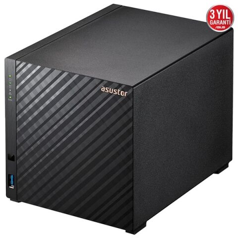 ASUSTOR AS1104T REALTEK QC 1 GB RAM- 4-diskli Nas Server (Disksiz)