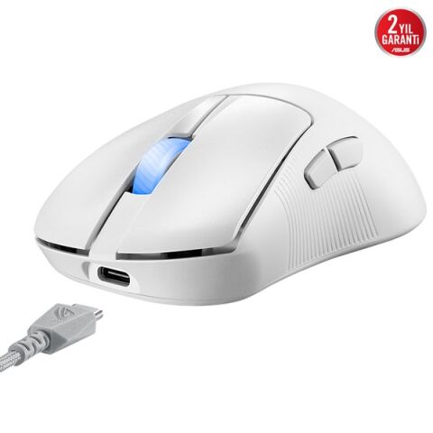 ASUS ROG KERIS II ACE 42.000dpi Kablosuz Oyuncu Mouse Beyaz