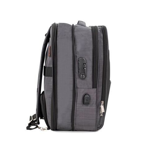 NPO TRV02 Travela 16'' Siyah Notebook Sırt Çantası Genişleyebilir