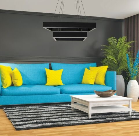 Sarkıt Led Avize Quinze Kare PLA61111 Led Avize