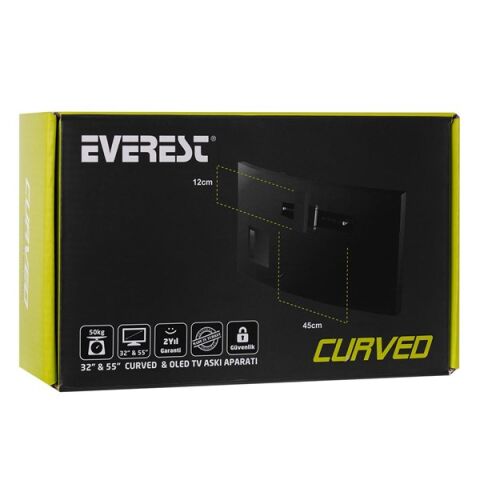 EVEREST TK-27 32''-55'' Kavisli Curved & Oled Tv Askı Aparatı