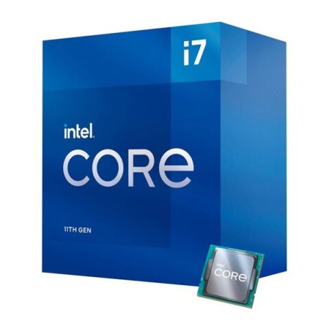 INTEL CORE i7 11700K 16MB 8çekirdekli O/B UHD750 1200p v2 125w Kutulu+Fansız