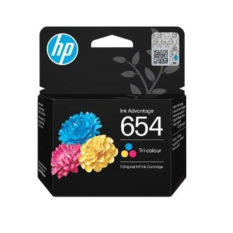 HP 654 Üç Renkli Orijinal Mürekkep Avantajlı Kartuş (7FP38UE)