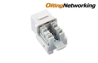 ORing Networking KJC6UR UTP Cat6 Keystone Jack - Right Angle