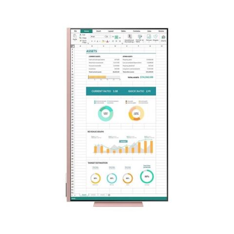 SAMSUNG 31.5'' LS32CM80PUUXUF 4MS 60HZ HDMI KABLOSUZ SMART MONİTÖR 3840X2160 PEMBE