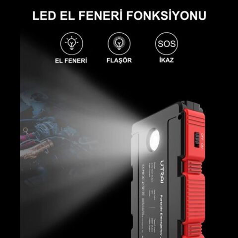 <![CDATA[UTRAI Jstar Mini 13000mAh Jump Starter Taşınabilir Akü Takviye Kiti (JS-MINI)]]>