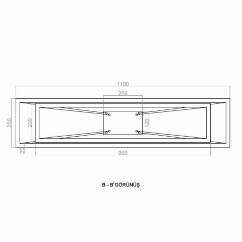 Sarkıt Led Avize Quinze 4Gen PLA61122 Led Avize