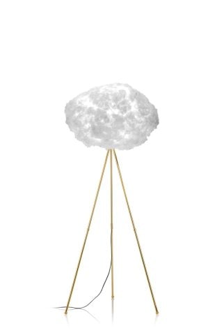 Bouffee Cloud Bulut Tripod Lambader Gold Ayaklı Beyaz Işık