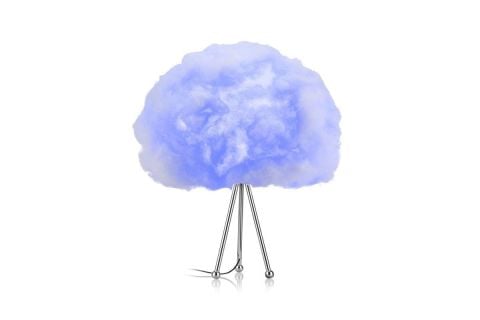Bouffee Cloud Abajur Bulut Aydınlatma RGB Işık Kumandalı 16 Renk Krom Tripod Ayak