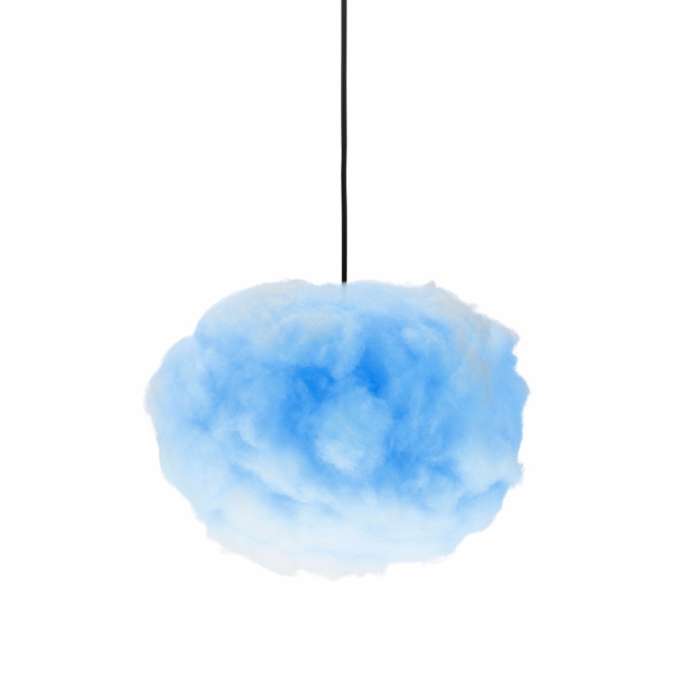 Bouffee Cloud Small Bulut Sarkıt Aydınlatma RGB Işık Kumandalı 16 Renk Siyah Kordonlu