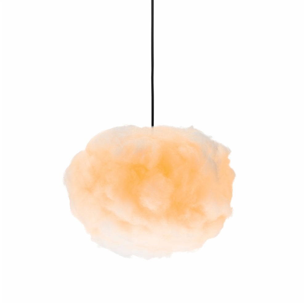 Bouffee Cloud Small Bulut Sarkıt Aydınlatma RGB Işık Kumandalı 16 Renk Siyah Kordonlu