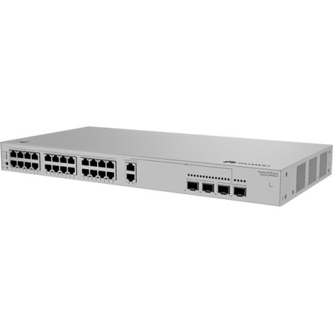 HUAWEI 24port 400W PoE eKIT S220S-26PN4JX GIGABIT 2-SFP 2.5GbE-2-SFP 10GbE Yönetilebilir Switch RackMount Layer2