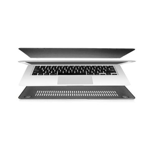 Addison 300663 13'' Siyah Sert Kapaklı Kılıf Macbook Air