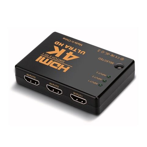 S-LINK 3port SL-HSW4K33 3port HDMI (giriş) 1port HDMI (çıkış) 4K HDMI Switch