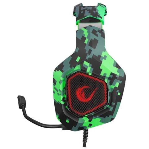 Rampage RM-K8 CRAFTING Kamuflaj Renkli USB 7.1 Version Rainbow Ledli Gaming Oyuncu Mikrofonlu Kulaklık