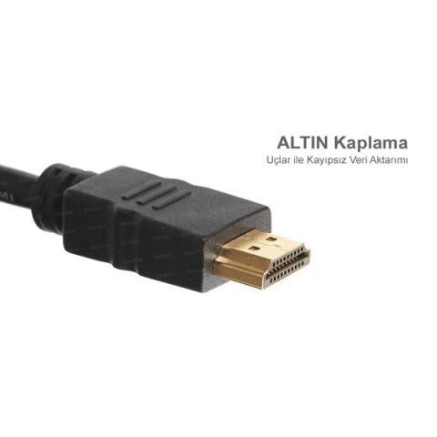 DARK DK-HD-CV14L500 5metre HDMI & HDMI Görüntü Kablosu 3D Gold 1.4v