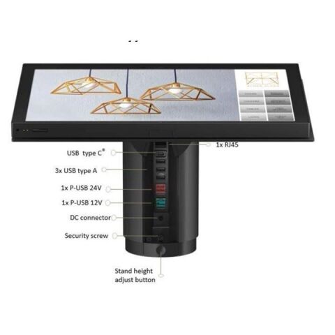 HP 15.6'' ENGAGEONE PRO A2XQ9AV CORE i3 14100-8GB RAM-256GB NVME-OST W11