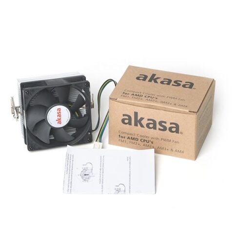 AKASA AK-CC1107EP01 HAVA SOĞUTMALI AM4 İŞLEMCİ FANI