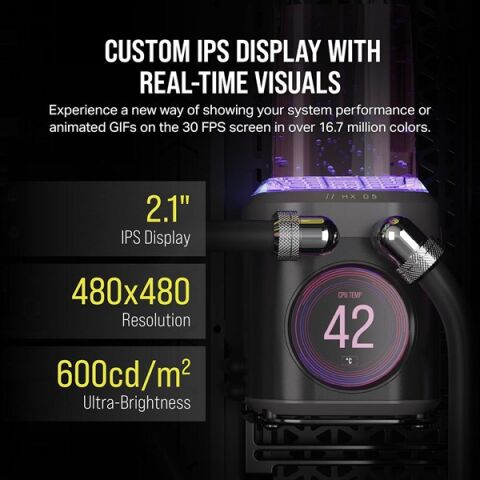 CORSAIR iCUE LINK XD5 RGB ELITE CX-9040009-Ww Pump/Reservoir Combo - Stealth Gray