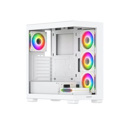 GAMEBOOSTER 750W 80+ BRONZE A7505W 5-FANLI GAMING MID-TOWER PC KASASI BEYAZ