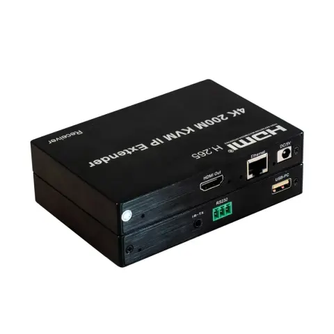 Uptech KX855 Ultra HD 4K HDMI KVM over IP Extender H.265- 200m