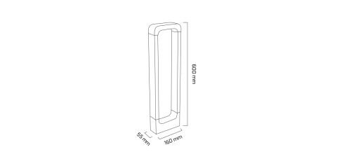 Goya Gy 6251 12 Watt Bahçe Armatürü