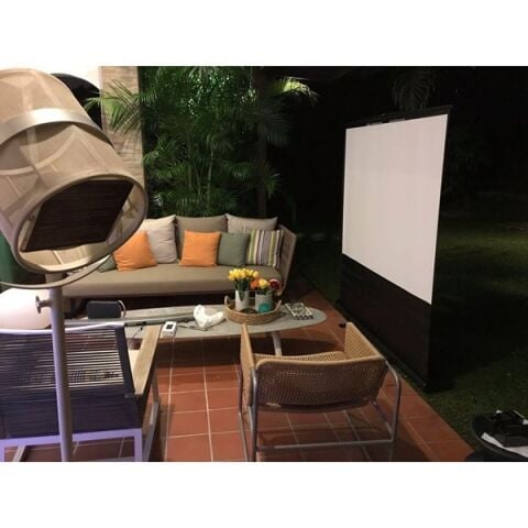 CODEGEN PTX-140 145x82cm Projeksiyon Perdesi Portatif Pull Up Floor
